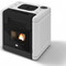 Eva Calor Dado White Σόμπα Pellet Αερόθερμη 8kW