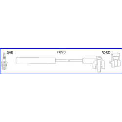 Hitachi Σετ Καλωδίων Υψηλής Τάσης - 134673