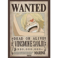 Αφίσα One Piece - Wanted Sanji (52x38cm) - RD102267