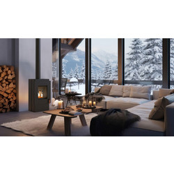 Barbas Bellfires Box 40 55-110 Ατσάλινη Ξυλόσομπα 7.3kW