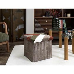 Σκαμπό Scott Home Deco Factory με αποθηκευτικό χώρο και διαστάσεις 38x38x38cm HD0550