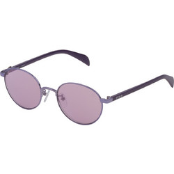 Tous STO393 08RB Γυναικεία Γυαλιά Ηλίου Στρογγυλά Μεταλλικά Μαύρα με Μαύρο Φακό