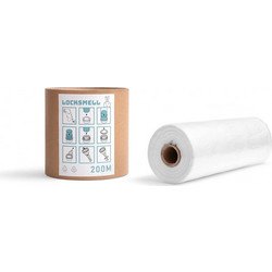 Locksmell Ανταλλακτικές σακούλες 200m Συμβατό με Tommee Tippee Sangenic & Άλλους Κάδους Πάνας 16 τεμάχια Λευκό X0013JJKUB