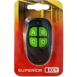 Superior Electronics Τηλεχειριστήριο Γκαραζόπορτας Σταθερού Κωδικού με 4 Κανάλια 433.92MHz SUPRF003