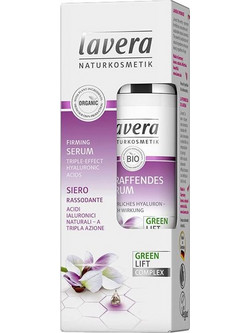 Lavera Lifting Effect Αντιγηραντικό Serum Προσώπου για Σύσφιξη με Υαλουρονικό 30ml