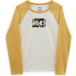 Vans Lizzie Everyday Raglan T-Shirt Γυναικείο - Yellow/White (VN000AC6CDL)