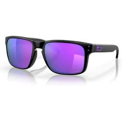 Oakley OO 9102 K6 Ανδρικά Γυαλιά Ηλίου Τετράγωνα Κοκάλινα Μαύρα με Μωβ Καθρέπτη Φακό