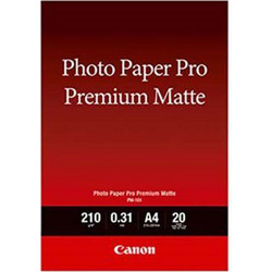 Canon Φωτογραφικό Χαρτί Premium Matte A4 210 g/m 20 φύλλα (8657B005) (CAN-PM101A4)
