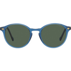 Vogue VO5327S 2983/71 Γυναικεία Γυαλιά Ηλίου Στρογγυλά Κοκάλινα Μπλε με Πράσινο Polarized Φακό