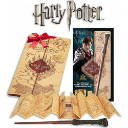 The Noble Collection Harry Potter Marauder's Map & Harry's Wand