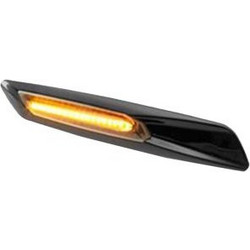 Led φλας BMW E46/E60/E90/E87/X3/F10 -design μαύρο