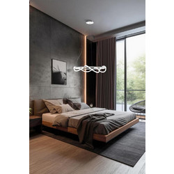 Sikrea Noemi/SR B Wifi Φωτιστικό Κρεμαστό LED 50W CCT Φ80cm 33847WIFI