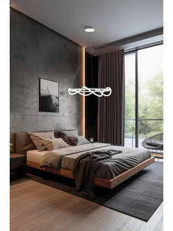 Sikrea Noemi/SR B Wifi Φωτιστικό Κρεμαστό LED 50W CCT Φ80cm 33847WIFI