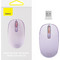 Baseus F01B Ασύρματο Bluetooth Mini Ποντίκι Purple