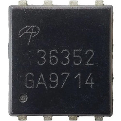 Controller IC Chip - Mosfet Dual N-Channel Chipset 36352 GA9714 QFN8 AONY36352 AON36352 AO36352 36352 (Κωδ.1-CHIP1270 )