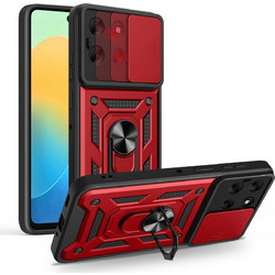 Bodycell Armor Slide Cover Θήκη Κόκκινο (Motorola Moto G86 5G)