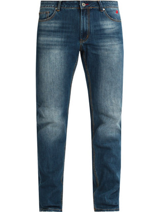 U.S. Grand Polo Ανδρικό Τζιν Παντελόνι Regular Fit Μπλε 23I.US210