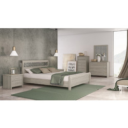 Νο16Γ OLIVE ΚΡΕΒΑΤΙ ΜΕΛΑΜΙΝΗΣ SAVVIDIS FURNITURE ΔΙΠΛΟ 150Χ200
