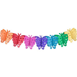 Γιρλάντα Χάρτινη Πεταλούδα 3m 17x15cm 3m Carnavalista 232672