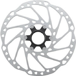 SHIMANO ΔΙΣΚΟΠΛΑΚΑ DEORE SM-RT64 CENTER LOCK ROTOR (INTERNAL SERRATION) 203MM ESMRT64LI3C 203mm Ασημί