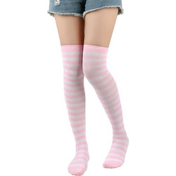 Stocking Over The Knee Socks Pink