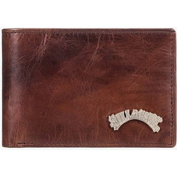 Men's Billabong Arch Leather Wallet CHOCOLATE