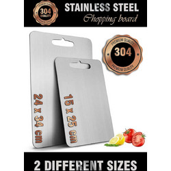 Cutting Board Set (2 Pieces) 2PASCELKB Silver