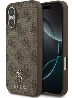 Θήκη Guess 4G Small Classic Logo Magsafe για iPhone 17 - Καφέ