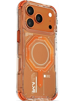 Skinarma Magma Case For Iphone 17 Pro Magnetic Charging Orange - (SK-2025IPP6.3-MGMA-ORG)