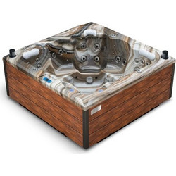 Υδρομασάζ Whirlpool Montreal 5 Ατόμων 216x216x92cm Κωδ. 3VAN0274 Tuscan Sun