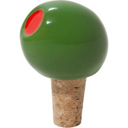 Doiy - Bottle Stopper - Olivia - Green and Red