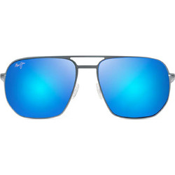 Maui Jim B605 03 Γυαλιά Ηλίου Aviator Μεταλλικά Μπλε με Μπλε Polarized Φακό