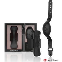 Anne's Desire Panty Pleasure Wirless Wewatch Δονητής Εσωρούχου για Ζευγάρια με Τηλεχειριστήριο Μαύρος