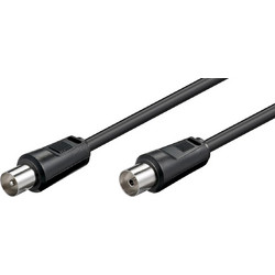 Powertech Καλώδιο Κεραίας Coax - Μαύρο