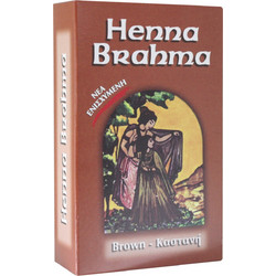 Henna Brahma Powder Καστανή Φυτική Χένα Μαλλιών 75gr