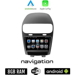 FIAT FREEMONT (μετά το 2008) Android οθόνη αυτοκίνητου 8GB + 128GB με GPS WI-FI (ηχοσύστημα αφής 9" ιντσών OEM Android Auto Apple Carplay Youtube Playstore MP3 USB Radio Bluetooth Mirrorlink εργοστασι
