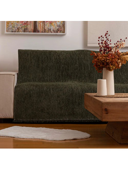 Borea Ριχτάρι Πολυθρόνας 180x180 Velvet Ecru