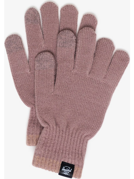HERSCHEL Men Elmer Gloves Stripe - ASH ROSE - 50216-02077