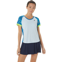 ASICS Court GPX SS Top Γυναικείο Αθλητικό T-Shirt Γαλάζιο 2042A258-412