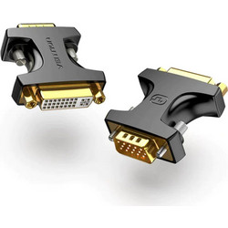 VENTION VGA Male to DVI Female Adapter Black (DDDB0) (VENDDDB0)