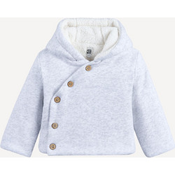 Ζακέτα fleece με σταθερή κουκούλα