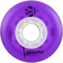 LUMINOUS LED WHEELS 72mm/85A PURPLE