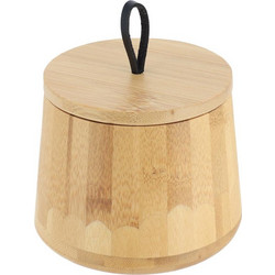 Δοχείο bamboo με καπάκι Φ11 Η18cm - Plastona