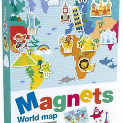 APLI Magnets World Map 16494