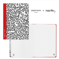 Caran d'Ache Σημειωματάριο Με Κουκίδες 14,5x21 Special Edition Keith Haring 120pgs. - 454.423