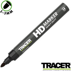 Tracer AHD1 Μαρκαδόρος ανεξίτηλος βαρέως τύπου μαύρος