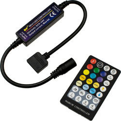 CONTROLI 73427 Σετ Dimmer / Controller με RF Ασύρματο Χειριστήριο με 5 x 1.2A 28.8W Κανάλια DC 5-24V 6A 144W Max IP20 - RF2.4Ghz - Μ30 x Π1.7 x Υ1.1