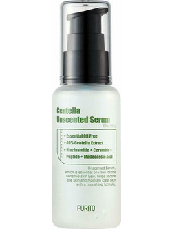 Purito Centella Unscented Serum Προσώπου για Ακμή με Υαλουρονικό 60ml