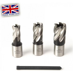 Cutter Kit 3 S Σετ 3 Ποτηροκορώνες Μ2 για τα Μαγνητικά Δράπανα 14-18-22mm