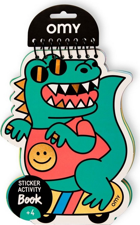 Omy Βιβλίο δραστηριοτήτων με αυτοκόλλητα Dino